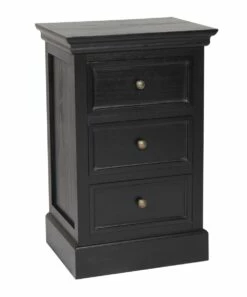 Esittelyssä olevat tuotteet 3 Bristol Yöpöytä 3 Laatikolla – Musta