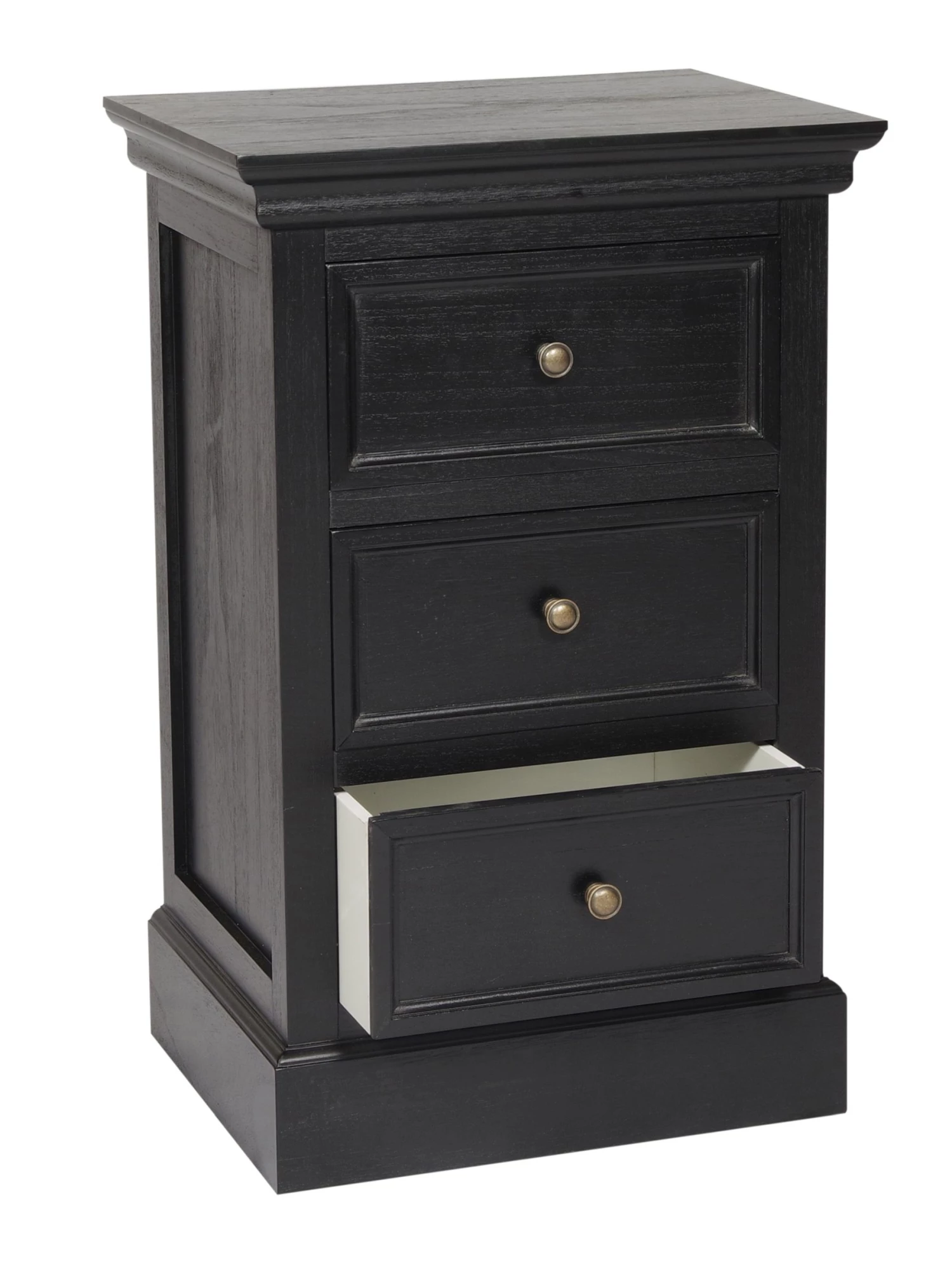 Bristol Yöpöytä 3 Laatikolla – Valkoinen 5 Bristol Yöpöytä 3 Laatikolla – Valkoinen - Image 3