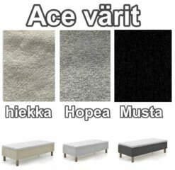 Jaspis Sänky 160 -irrotettavalla Kankaalla 13 Jaspis Sänky 160 -irrotettavalla Kankaalla -Vuodevaatteet Myynti 2024 Ace20varit 1