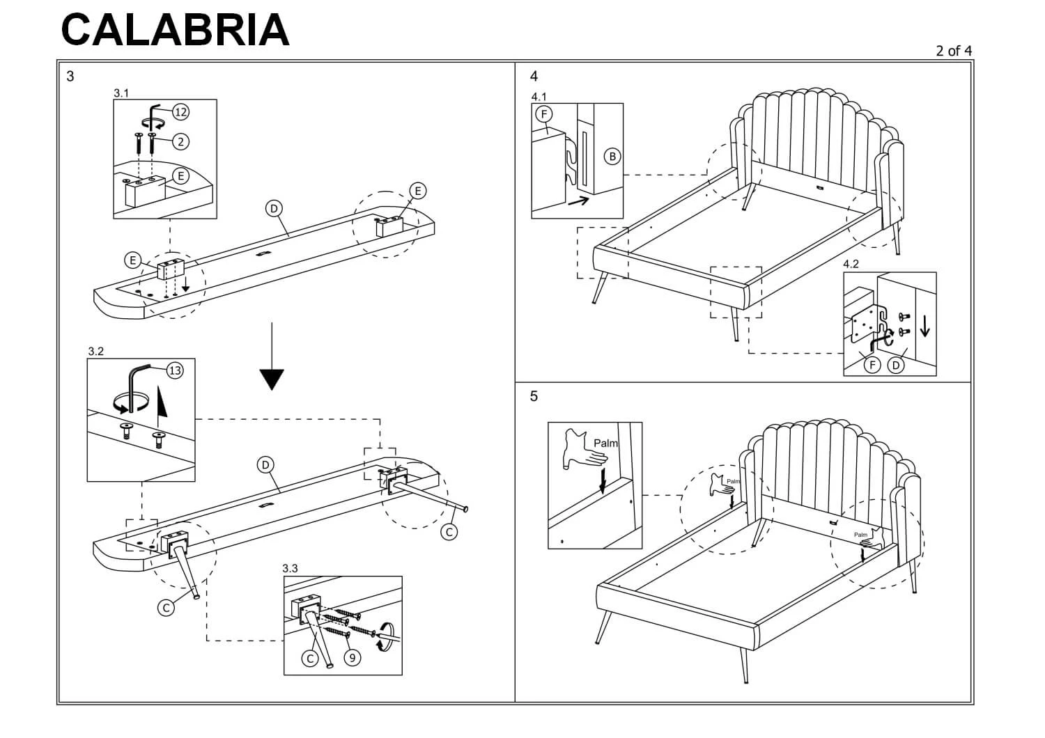Calabria Sänky 5 Calabria Sänky - Image 3