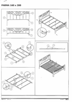 Parma Sänky 7 Parma Sänky -Vuodevaatteet Myynti 2024 REK PARMA 160 1
