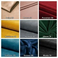 Liguria Sänky 9 Liguria Sänky -Vuodevaatteet Myynti 2024 Sametti collage 1