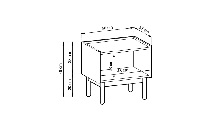Bohox Yöpöytä 4 Bohox Yöpöytä - Image 2