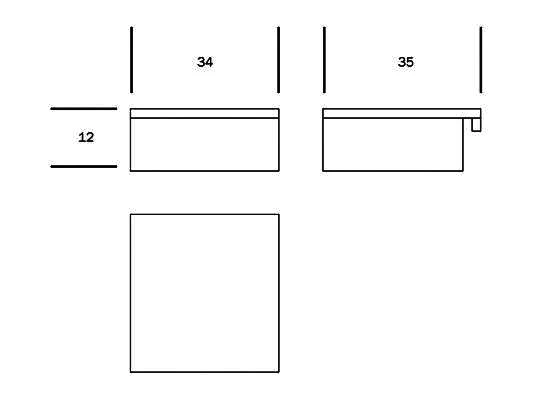 Mori Yöpöytä Laatikolla 4 Mori Yöpöytä Laatikolla - Image 2