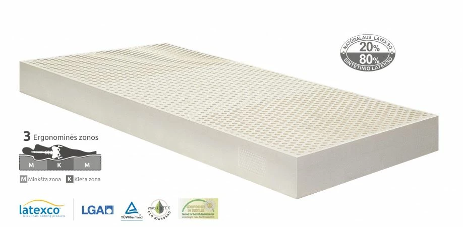 Luonnonkumi + Eucatherm Patja 90×200 Cm 7 Luonnonkumi + Eucatherm Patja 90×200 Cm - Image 5